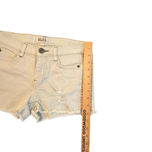 Vintage Y2K Mudd Low Rise Micro Mini Booty Shorts Bundle Lot of 2 Denim Jrs Sz 7 - Picture 3 of 16